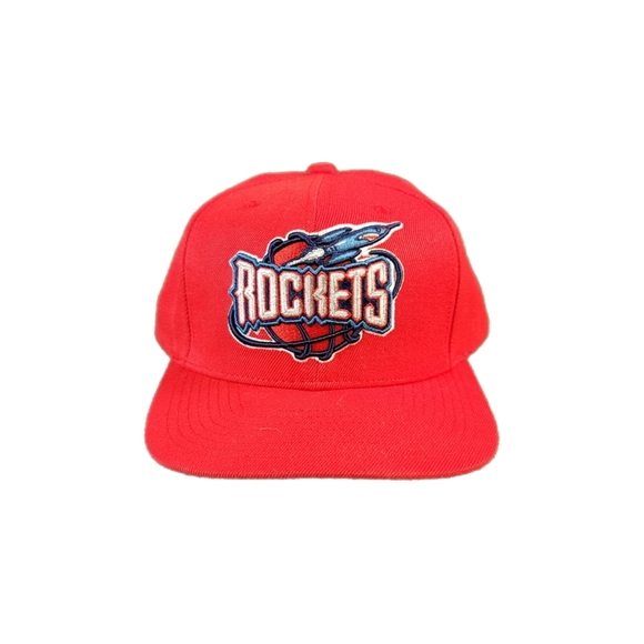 Mitchell & Ness Other - Houston Rockets Mitchell & Ness SnapBack Adjustable Hat Red Color Vintage Style